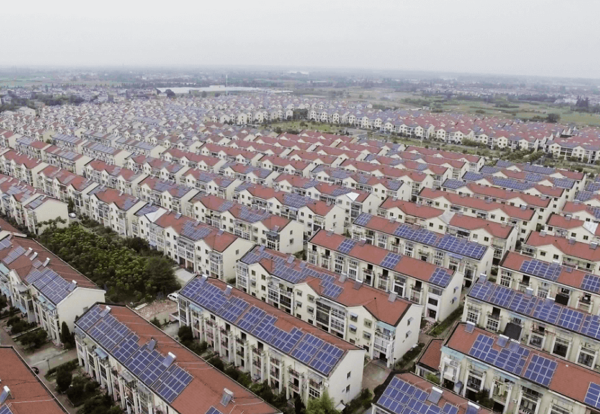 浙江龍遊芝溪家園太陽能示范小區發電項目