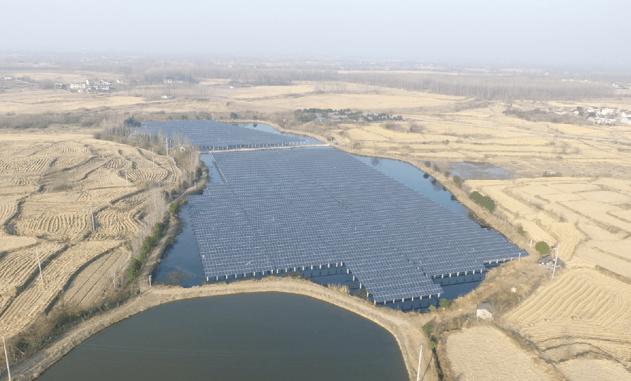 安徽恆瑞漁光互補太陽能發電項目